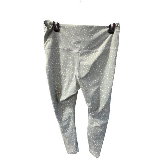 Nike Dri Fit Womens Size XL Green Legging CZ9144-073 Yoga Pants Polka Dot Twist - Picture 4 of 4